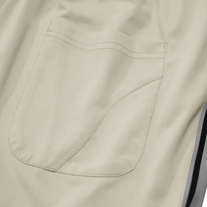 American-style best-selling thin, sporty, casual, simple, trendy, loose, wide-leg jogging long pants for men.