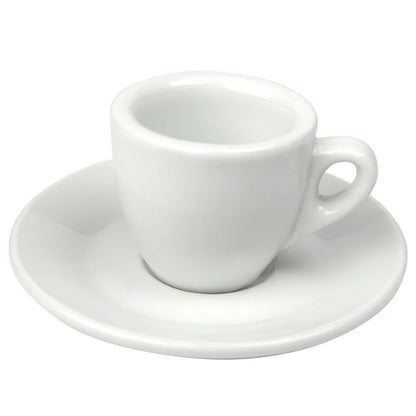 Nuova Point Classic Esp Espresso Cup And Saucer Set Professional Competitive Level Thicken Bone China Coffee Mugs And Plate Set.