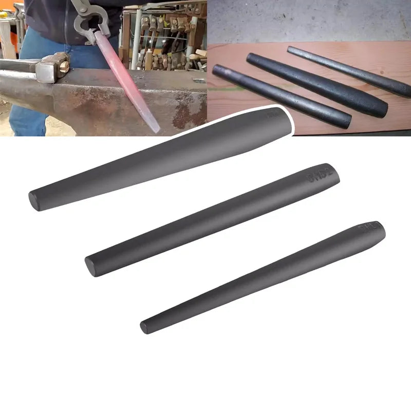 Blacksmith Drifts Kit Großer Hammer Tomahawk Maus Axt Drifts Hammer Eye Drift Tool Kit für Blacksmith Knifemakers