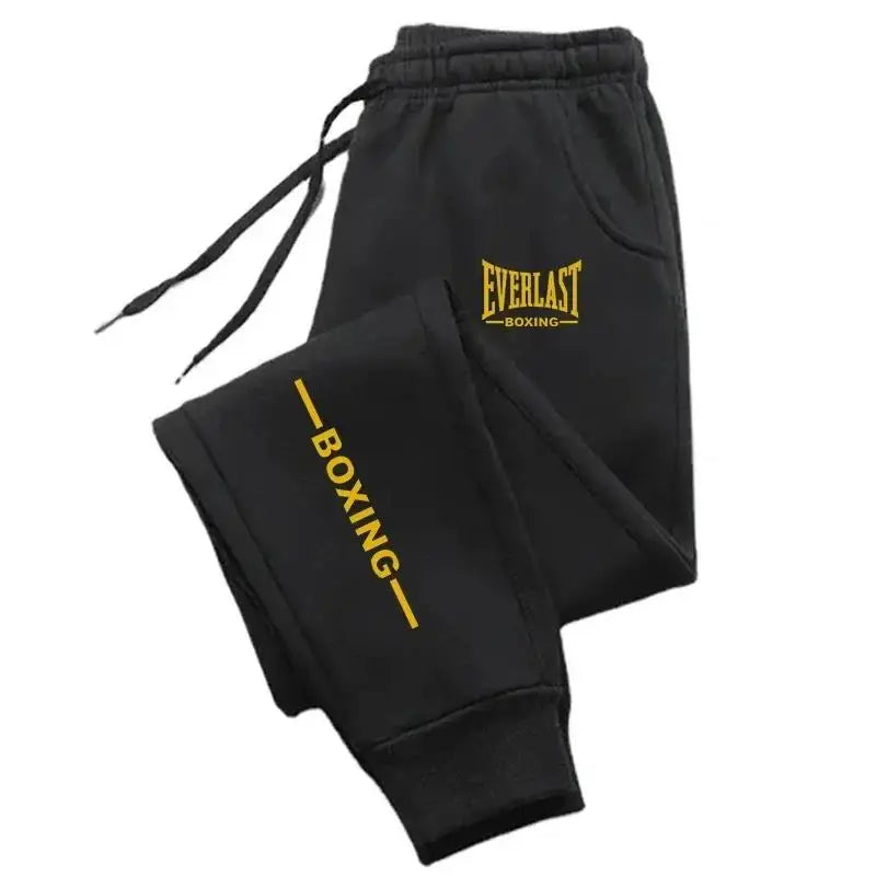 New Autumn EVERLAST Printed Jogging Pants Men's Tracksuit Pants for Men Sweatpants Jogger Men Brushed Gym Women Winter Trousers.