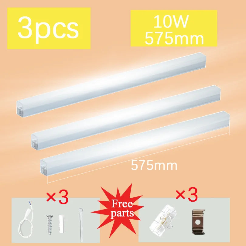 Led tube light 220v 110v T5 led Bracket Lamps For Home 8W10W 40cm Bar lights Industrial Commercial Light Fixture Kitchen Study.