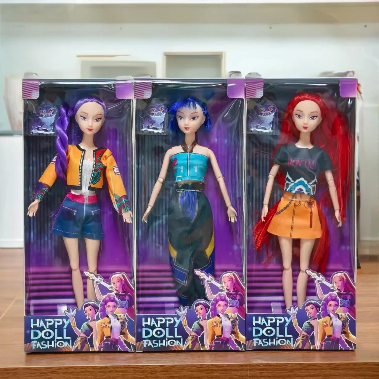 2025 Popular New Korean Wave Girl Group K-POP Witch Hunt Doll Rumi Mirazoi Toy Vinyl Doll Christmas Children's Birthday Gift.