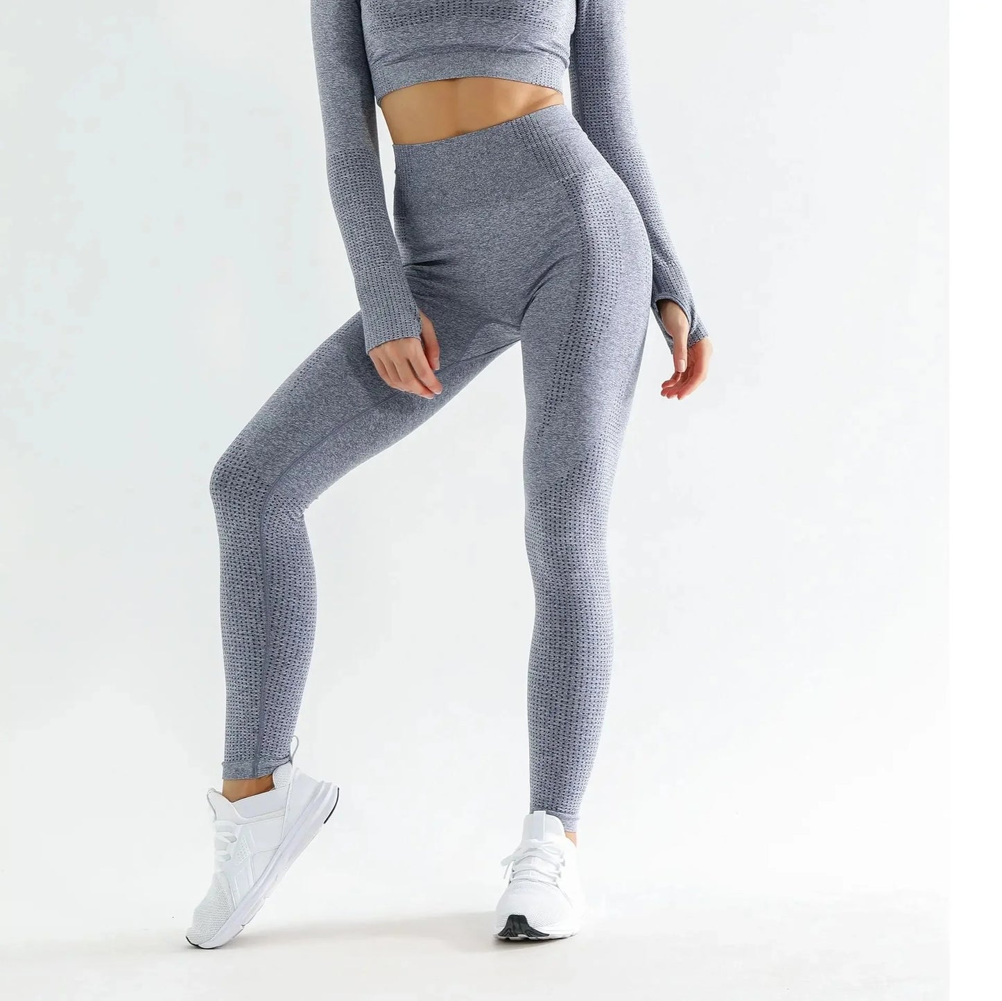 Seamless Yoga Pants Fitness Short Sleeve Quick Dry Long Pants Yoga Suit Set Sportswear Underwear Exercise Shorts AE Stock