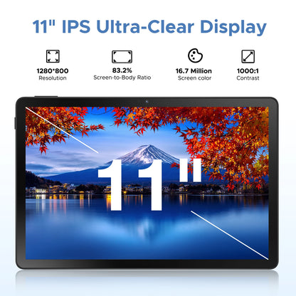 Global Version Doogee U11 Pro Android 15 Tablet Pc 11 Inch Ultra-Clear 90Hz Display 30Gb(6+24) 256Gb 8580Mah Battery Tablet.