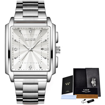 LIGE Fashion Waterproof Watch For Women Top Brand Luxury Women Watch Casual Sport Date Women's Quartz Wristwatches Montre Femme