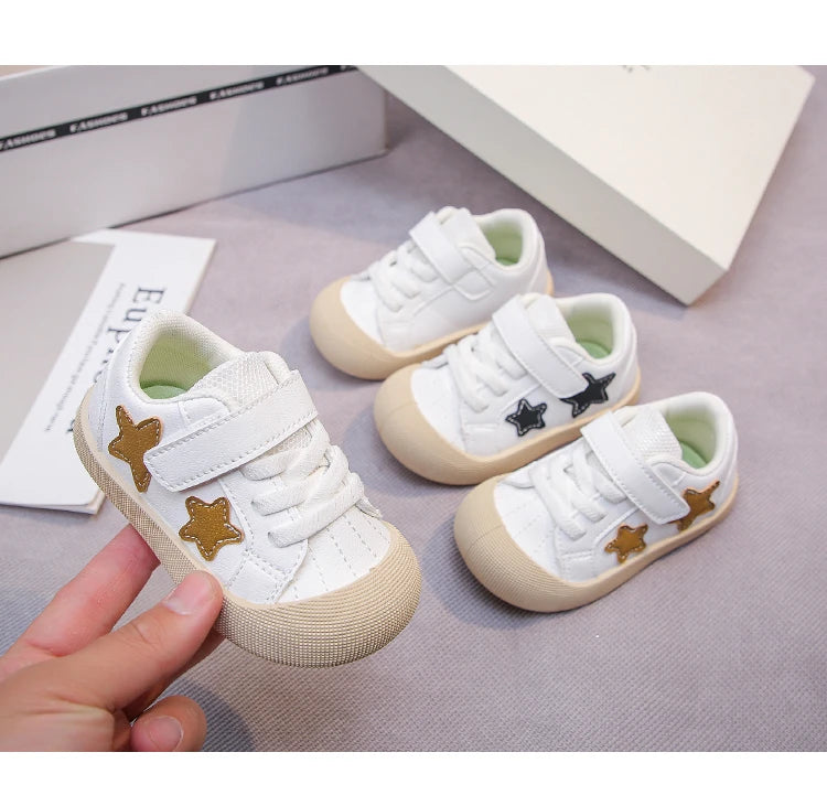 Toddler Kids Running Shoes Soft Sole Comfortable Baby Walking Shoes Toes Capped 2025 Fashion Boys Girls Casual Shoes Size 18-29.