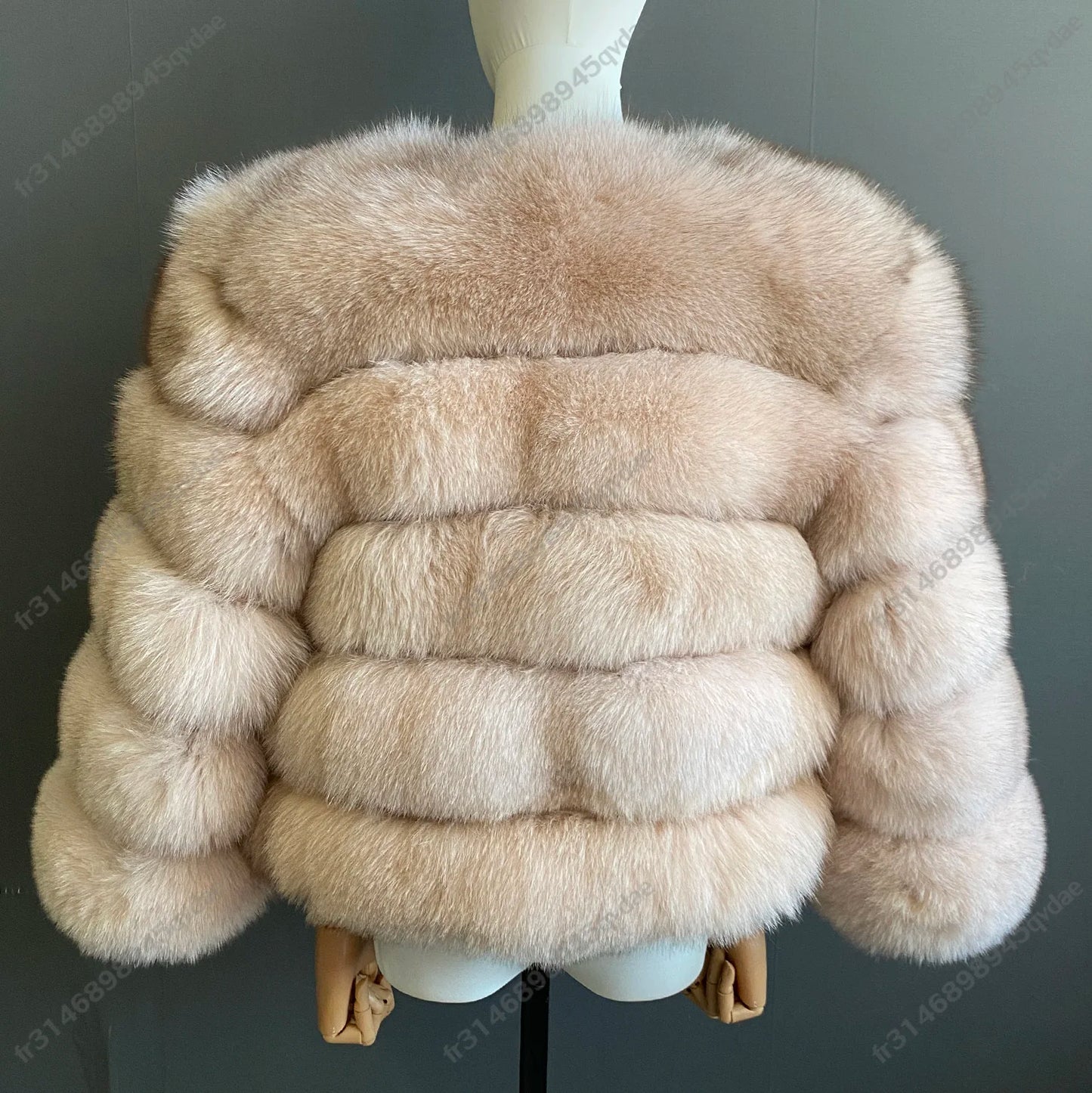 Damen Pelzmantel Damen Fuchspelzmantel Natürlicher Fuchsmantel Damen Werbeartikel Original echte europäische und amerikanische Modelle