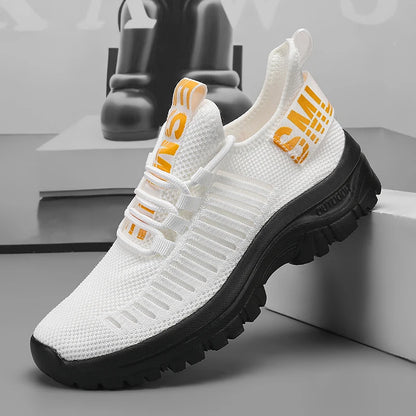 new Shoes for Man	Summer Walking Comfort Platform Sneakers Mesh Fashion Design Breathable Travel Training Jogging Shoes 36-46.