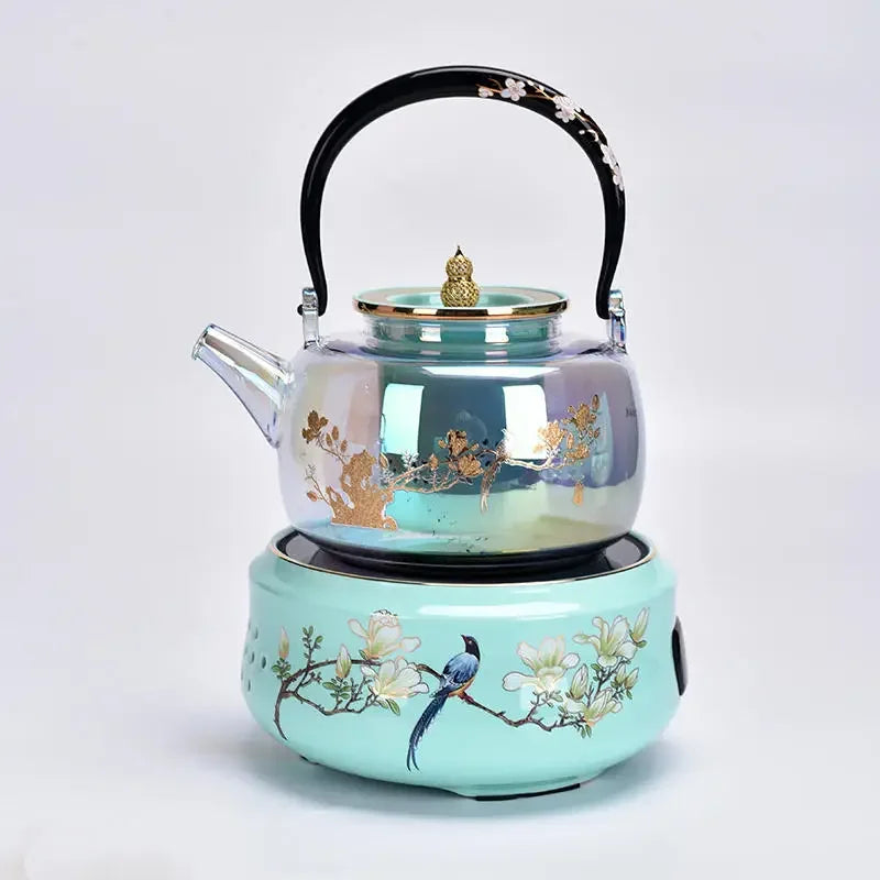 220V High-Temperature Resistant Electric Tea Stove & Tea Kettle Set for Home Use A