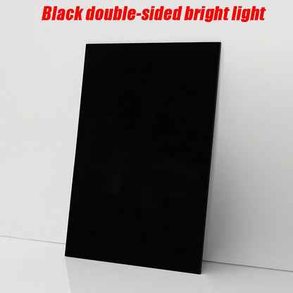 2mm 3mm 4mm 5mm Thick Acrylic Board Glossy Semi Transparent Black Organic Plastic Board Organic Glass Polymethyl Methacrylate