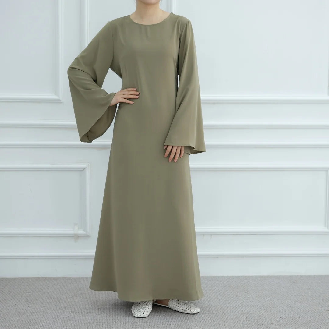 Bandage Plain Abaya Dubai For Women Kaftan Muslim Modest Long Dresses Islam Caftan Marocain Kebaya Robe Femme Musulmane Vestidos.