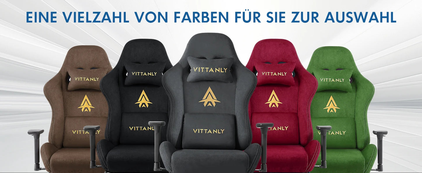 Marke Gaming Stuhl Luxuriöse Atmungsaktive Faux Wildleder Büro Stuhl Gaming Stuhl Mit Fußstütze Stuhl Kopfstütze Ergonomische Spiel Stuhl