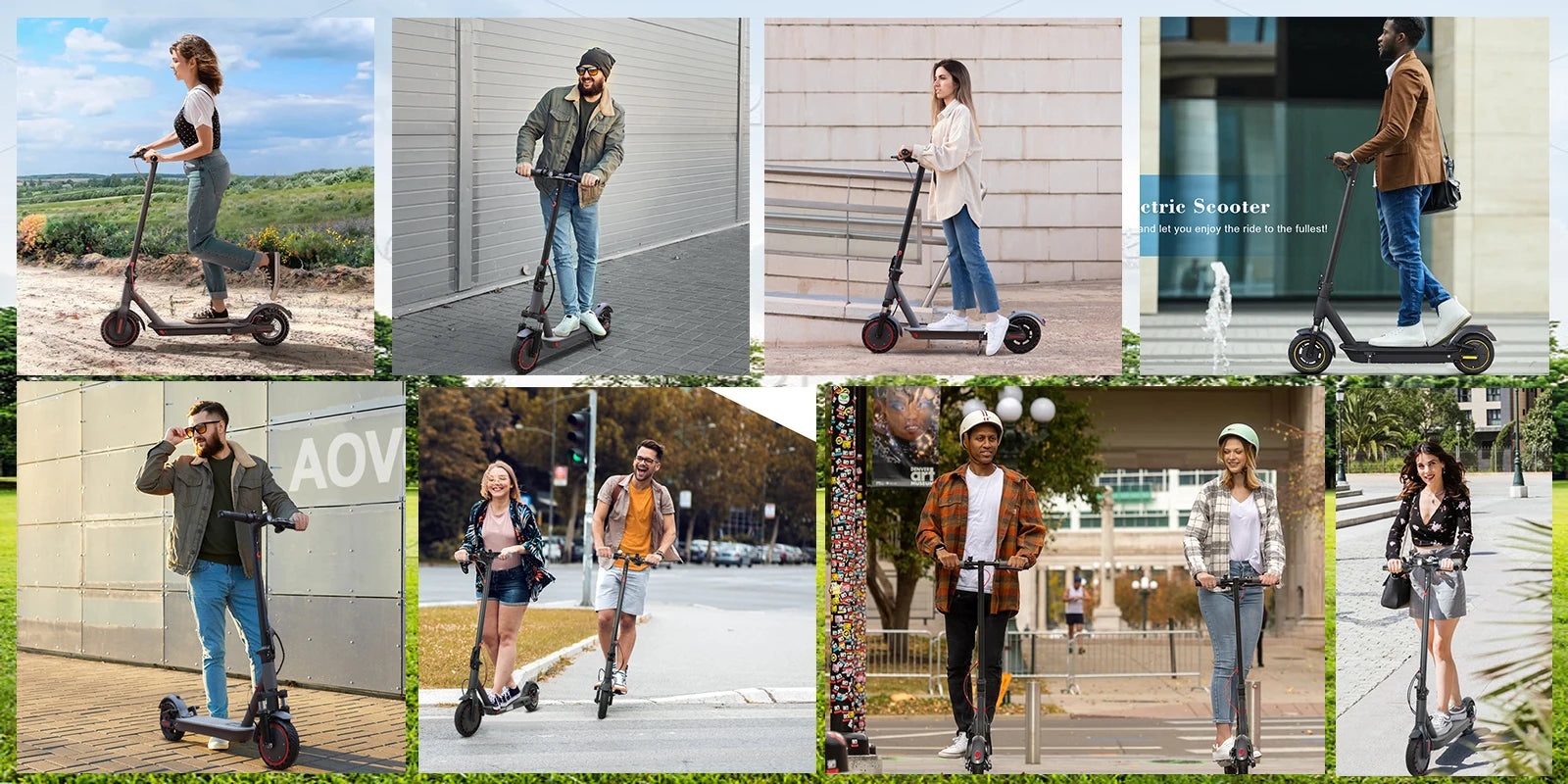 A1MAX Electric Scooter 500W Powerful Motor 35KM/H 45KM 42V14.5AH Battery 10Inch Pneumatic Tyres Smart Foldable EScooter.