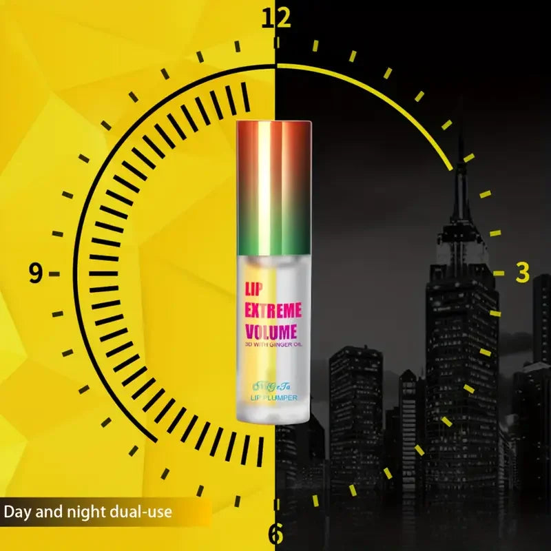 1/2Pcs Ginger And Mint Lip Plumper Oil Radiant,Plumping Lip Volumizing Serum for Smoother,Fuller Lips for Youthful and Sexy Look.