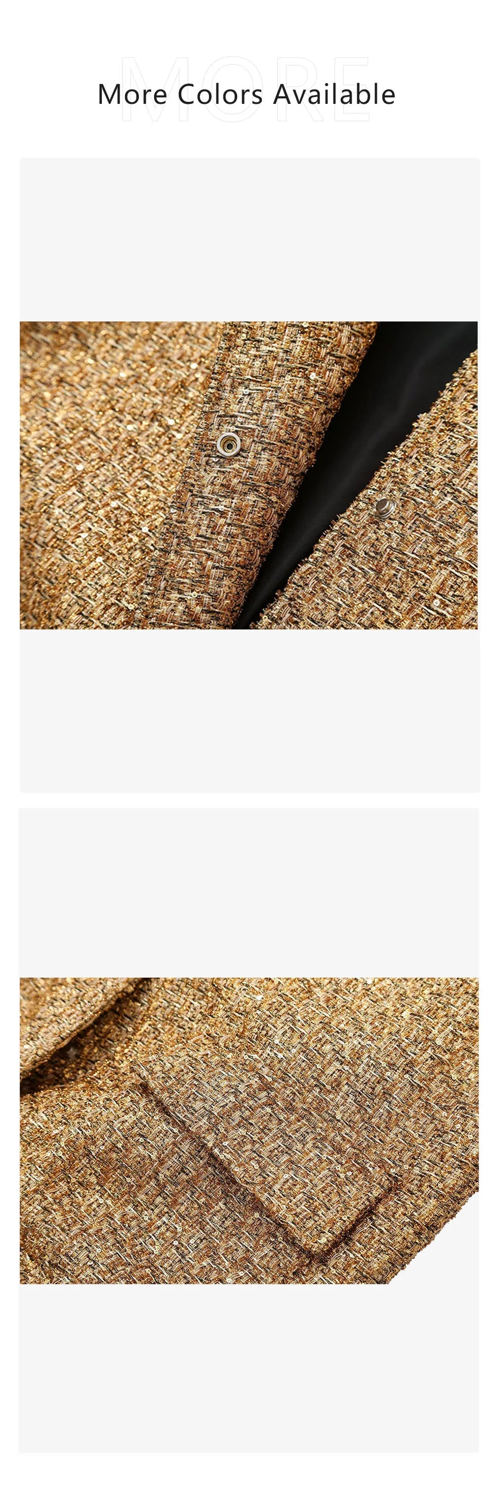 2023 Autumn/Winter New Product Women's New Fashion and Casual Versatile Stand up Collar Long Sleeve Beaded Jacket Coat.