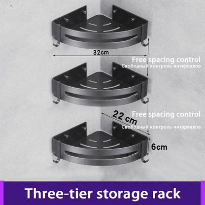 Badezimmer-Shampoo-Halter, Badezimmer-Eckregale für die Dusche, Make-up-Aufbewahrungsregal, Organizer-Regal für die Dusche ohne Bohren