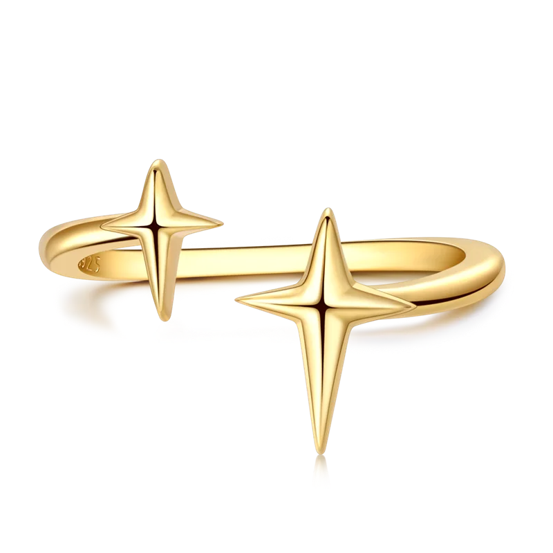 925 Sterling Silver Rings Gold Color Sparking Popular LOVE Wedding Ring Certified Women Engagement Jewelry Anniversary Gifts