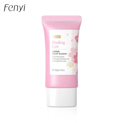 Sakura Face Deep Cleaning Exfoliating Gel Skin Care Whitening Moisturizer Repair Facial Scrub Skin Care 60g.