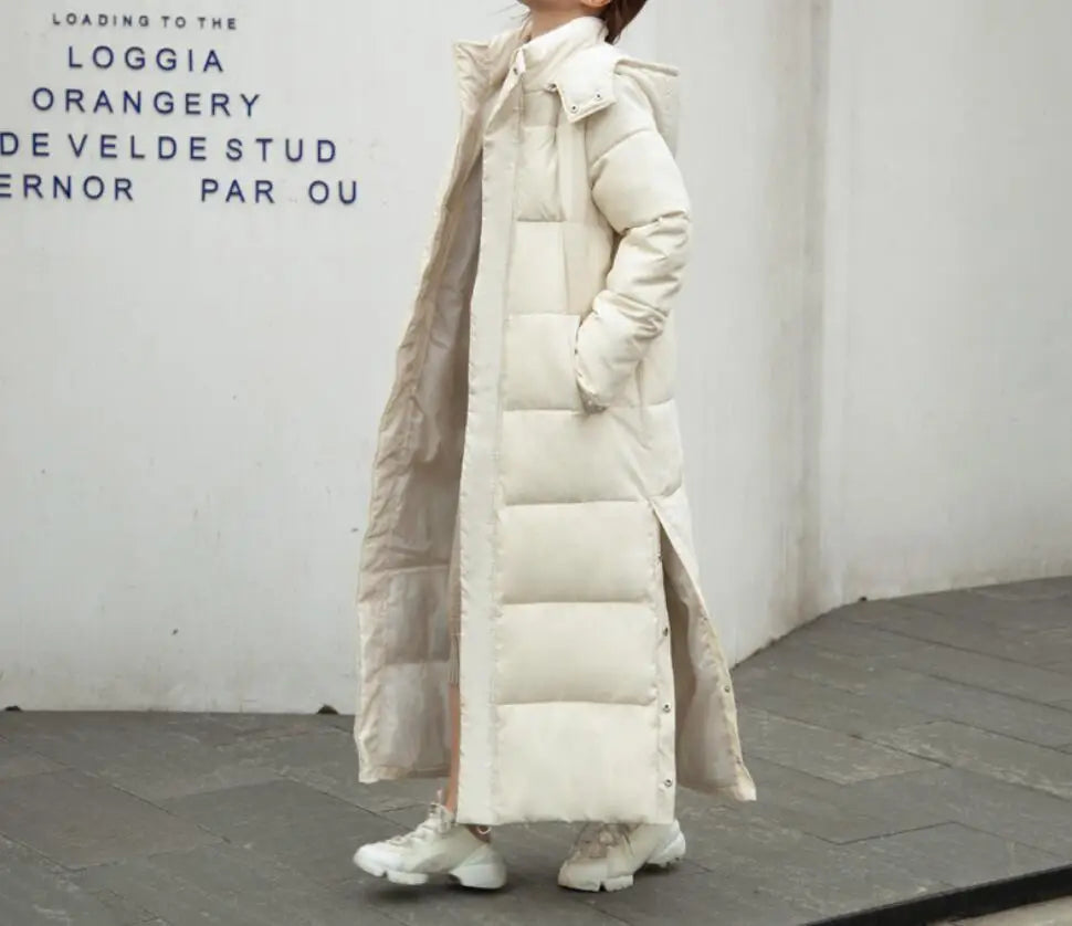 Herbst/Winter Neue Mode Lange Ärmeln Mit Kapuze Zipper Einfarbig Slim Fit Lange Version Jacke Für Frauen, 4 farben.