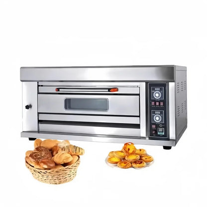 Bakery Oven Gas Electric Oven 1 Deck 2 Deck 3 Deck 2 3 4 6 Trays Cake Combination Baking Oven Sale Commercial.