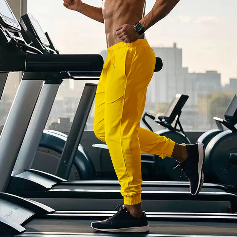 Slim Fit Men's Jogging Pants Sport Sweatpants Running Joggers Trackpants Bodybuilding Trouser for Fitness And Exercise.