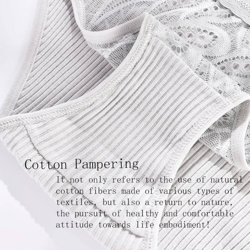 3PCS Cotton Solid Color Women's Panties Breathable Skin-friendly Women's Underwear Home Comfortable Soft Sexy Ladies' Lingerie.