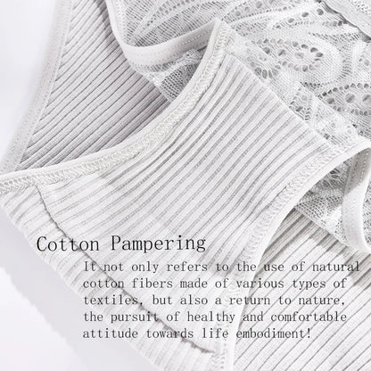 3PCS Cotton Solid Color Women's Panties Breathable Skin-friendly Women's Underwear Home Comfortable Soft Sexy Ladies' Lingerie.