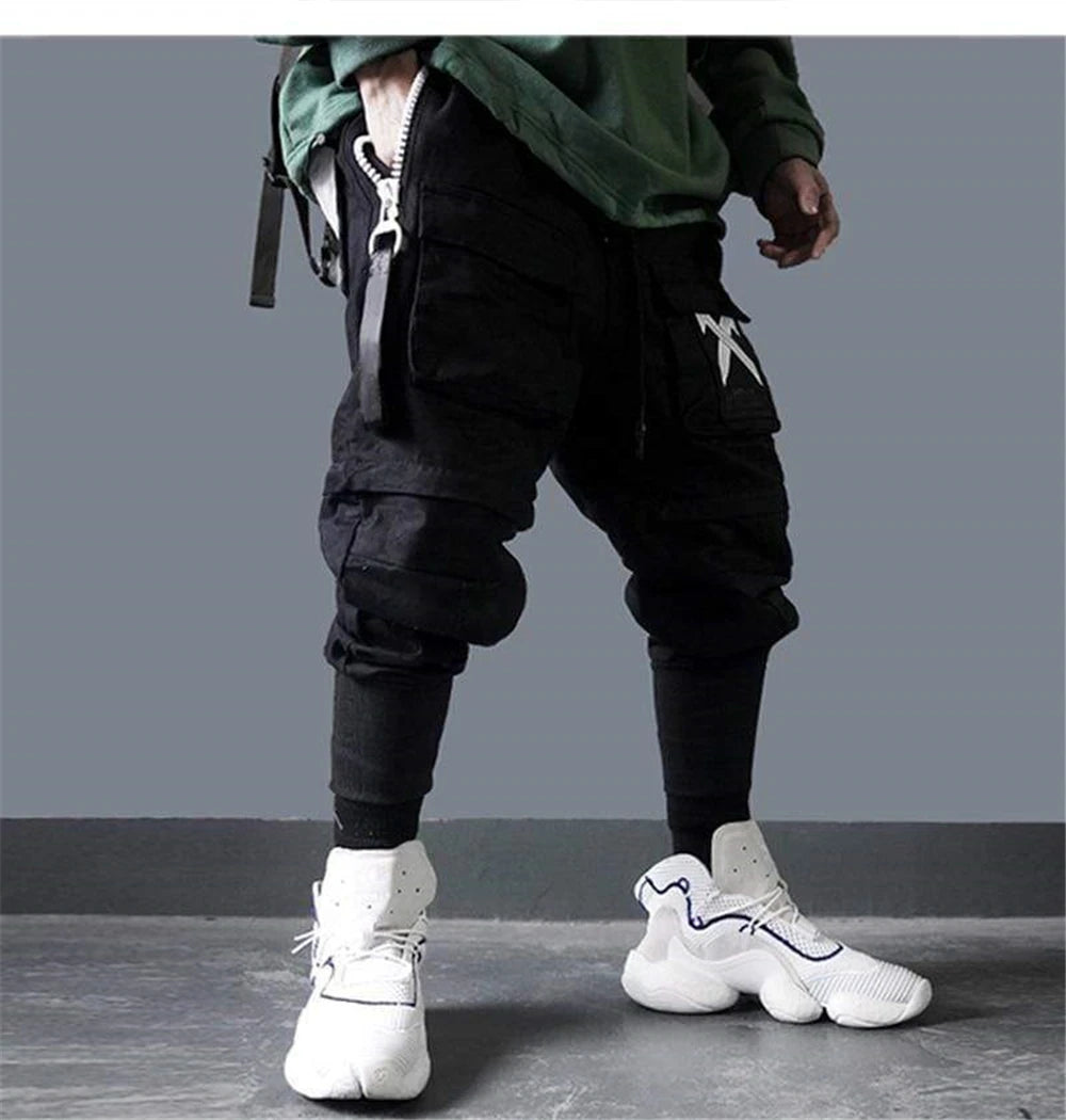 11 BYBB'S DARK Tactical Functional Cargo Pants Men Multi-Pocket Joggers Trousers 2023 Detachable Hip Hop Streetwear Pant Black.