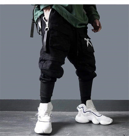 11 BYBB'S DARK Tactical Functional Cargo Pants Men Multi-Pocket Joggers Trousers 2023 Detachable Hip Hop Streetwear Pant Black.
