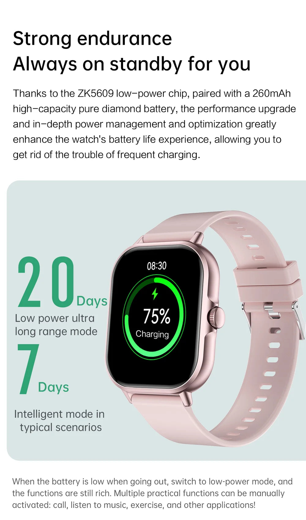 2025 2.01'' Smart Watch Bluetooth Call Play Music Smartwatch Fitness Clock Sport Waterproof Watches for Men Women iPhone Android.