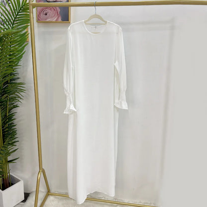 Jilbab Prayer Clothes Women Ramadan Islamic Jilbeb 2 Piece Set Dubai Turkish Modest Outfit Layered Khimar Scarf Hijab+Long Dress