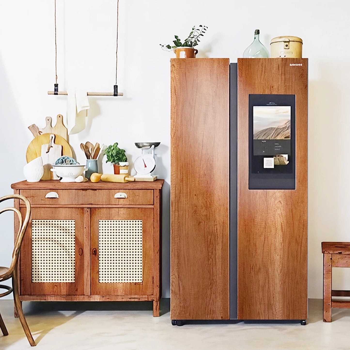 Holzmaserung DIY Aufkleber PVC selbstklebende wasserdichte Tapeten Renovierung Möbel Wandaufkleber Home Decor klebrige Papieraufkleber