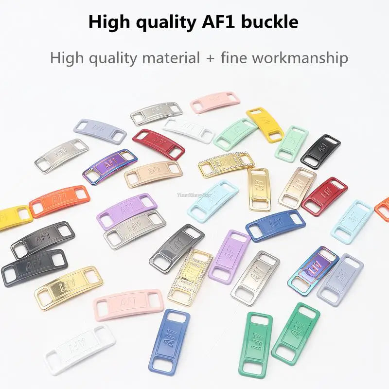 Original AF1 Schnürsenkel-Kombination, weiße flache Schnürsenkel und Schuhdekoration, Anzug, Sneaker, Schnürsenkel, Air Force One, Schuhzubehör.