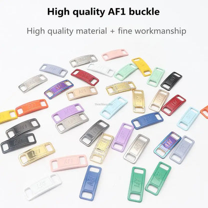 Original AF1 Schnürsenkel-Kombination, weiße flache Schnürsenkel und Schuhdekoration, Anzug, Sneaker, Schnürsenkel, Air Force One, Schuhzubehör.