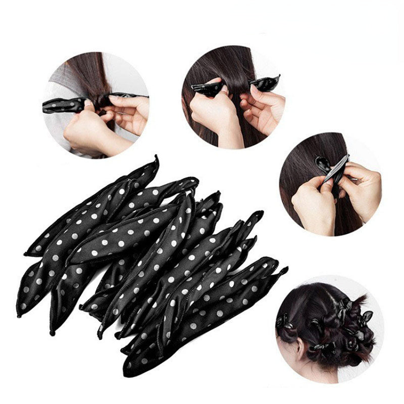 5pcs/set Heatless Hair Curlers No Heat Hair Rollers Soft Curls Women Sleeping Lazy Curling Rods Wave Formers Hair Styling Tools.