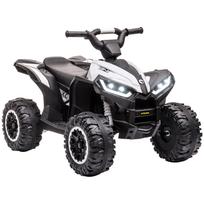HOMCOM Electric Quad for kids 3-5 years 12V with 2 motor headlights Horn.