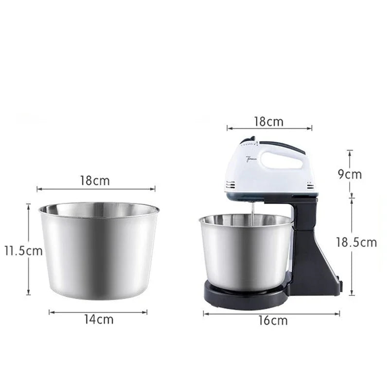 110V/220V Stand Food Mixers Kitchen Electric Food Blender Desktop Egg Whisk Cream Cake Dough Kneader Milk Frother Food Processor.