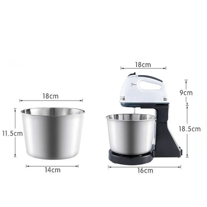 110V/220V Stand Food Mixers Kitchen Electric Food Blender Desktop Egg Whisk Cream Cake Dough Kneader Milk Frother Food Processor.