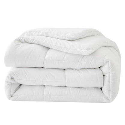 Good Nite Winter 460 GSM Extra Thick Quilt  - et Warm Winter  - et Soft and Cozy Blanket White.