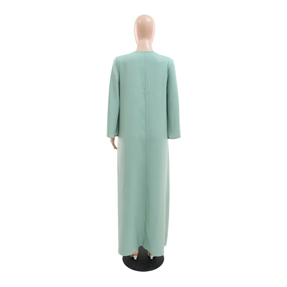 Kaftan Eid elegante muslimische Frauen Kleid Ramadan Party Dubai Abaya Truthahn Islam lange Abendkleider Musulmane elegante Vestidos