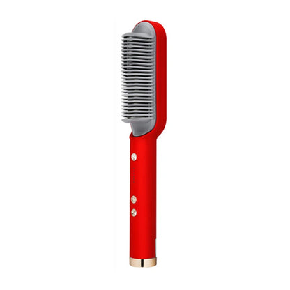 Hot Selling Professional Straight Hair Comb Portable Ceramic Coating Straight Hair Brush Salon Women'S Styling Tool.