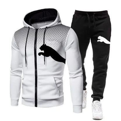 2025 Men's Autumn/Winter Hoodie Set, men's fashion autumn/winter designer clothing, hoodie + long pants set, jogging sportswear.