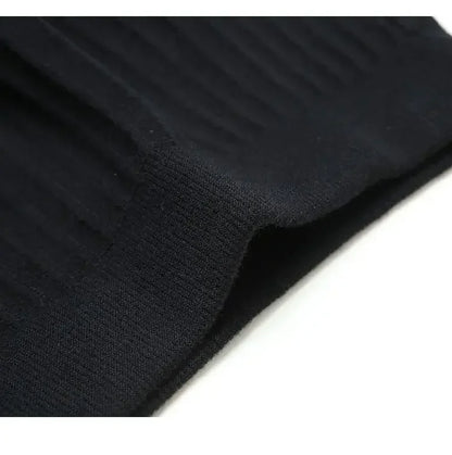 Korean Fashion Autumn Winter Women Solid Elastic High Waist Lace Patchwork Simplicity Mid-length A-line Pleated Knitted Skirt