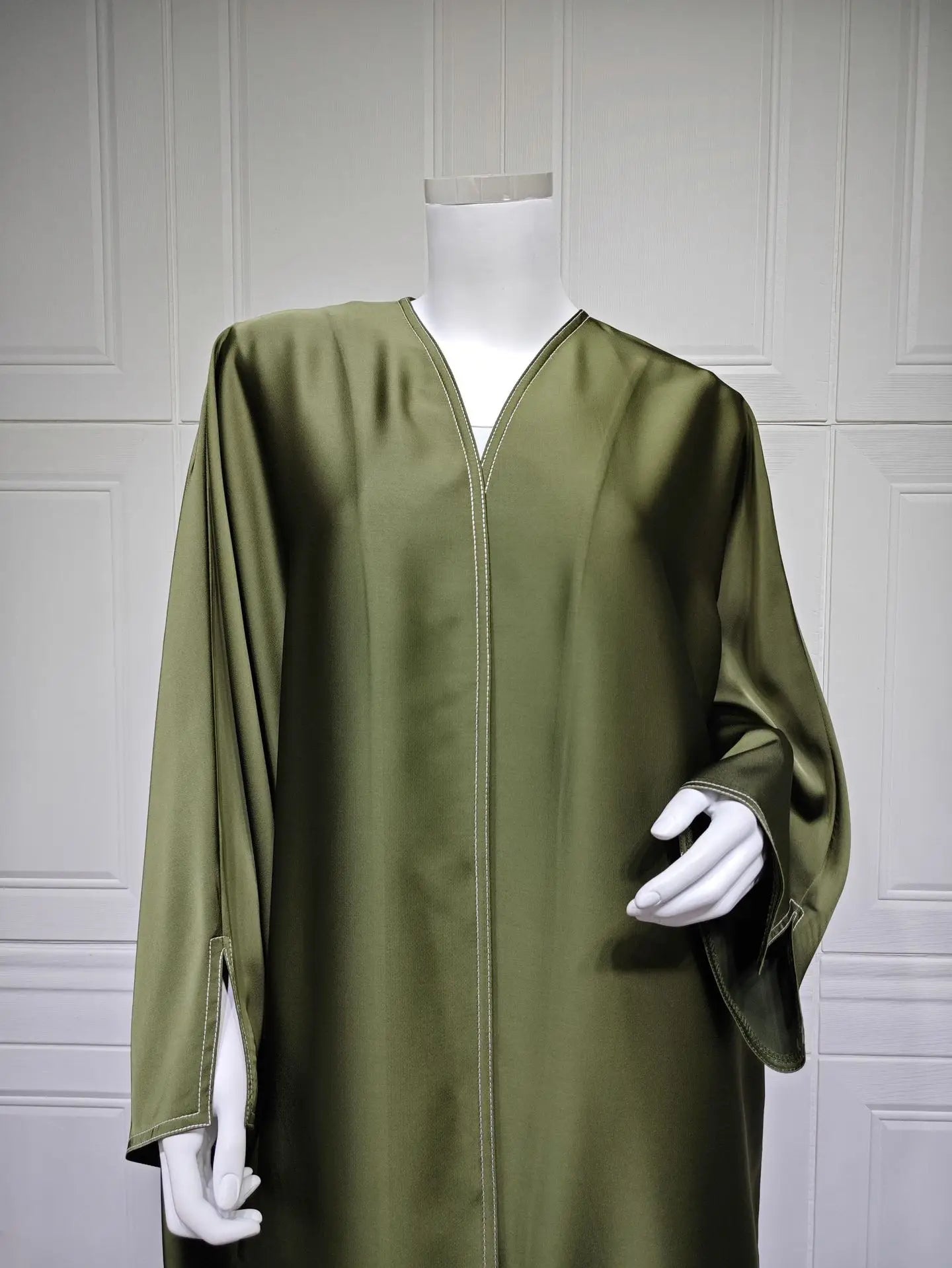 Ramadan Satin Open Kimono Abaya Dubai Luxury 2025 Muslim Kaftan Dress Abayas Women Islam Clothing Robe Femme Musulmane Kebaya.