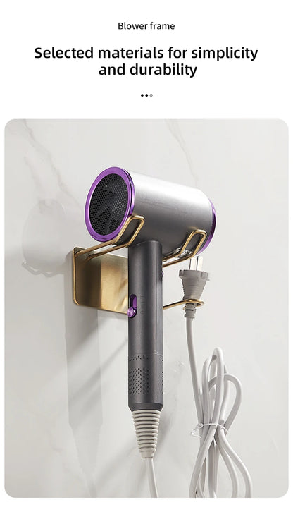 304 Edelstahl Haartrockner Rack hochwertige Bad Haartrockner Halter Wand selbst klebend ohne Stanzen wb8451