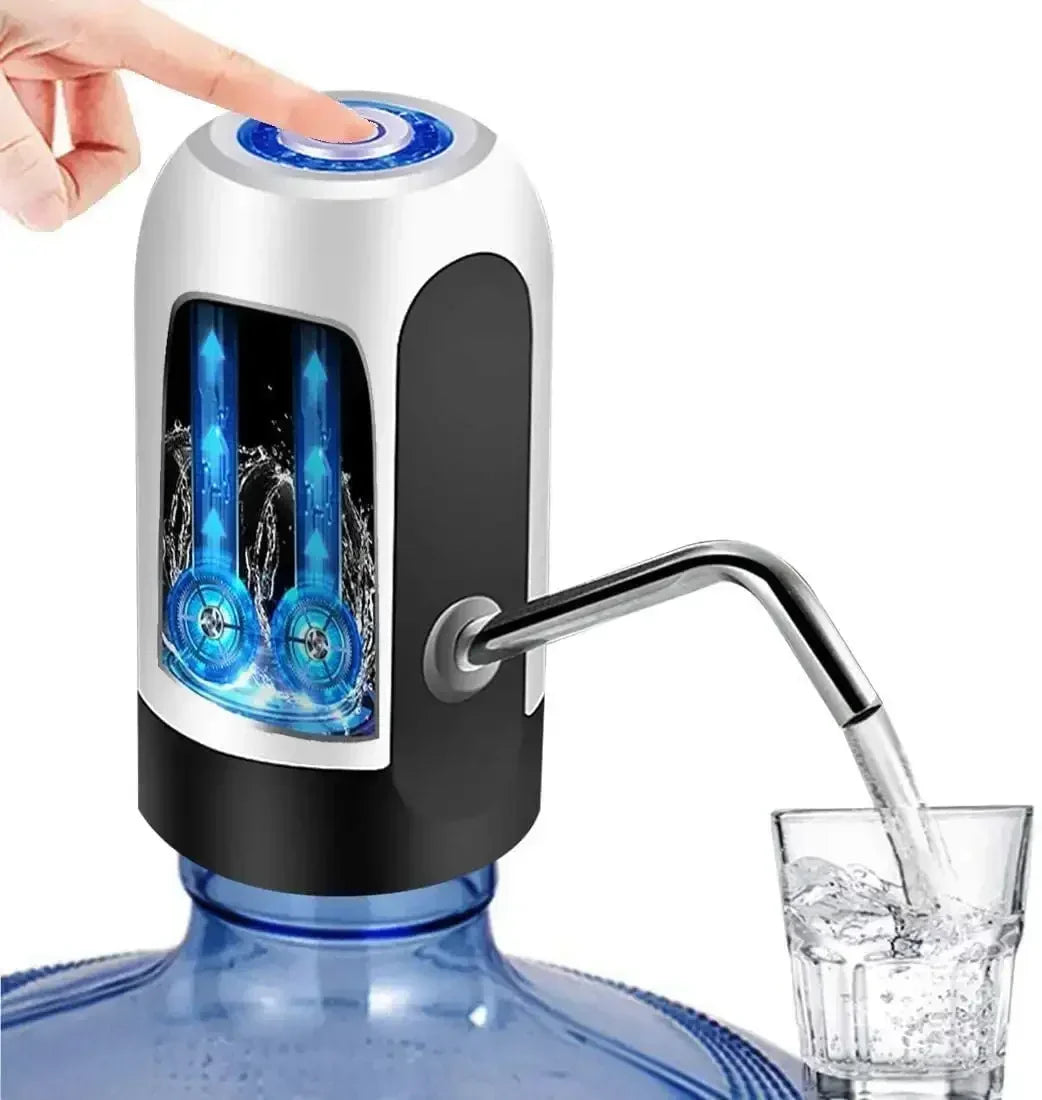 Drinking fountain Electric Portable Water Pump Dispenser USB Charging Automatic Drinking Bottle Switch Silent Touch 19 liters.