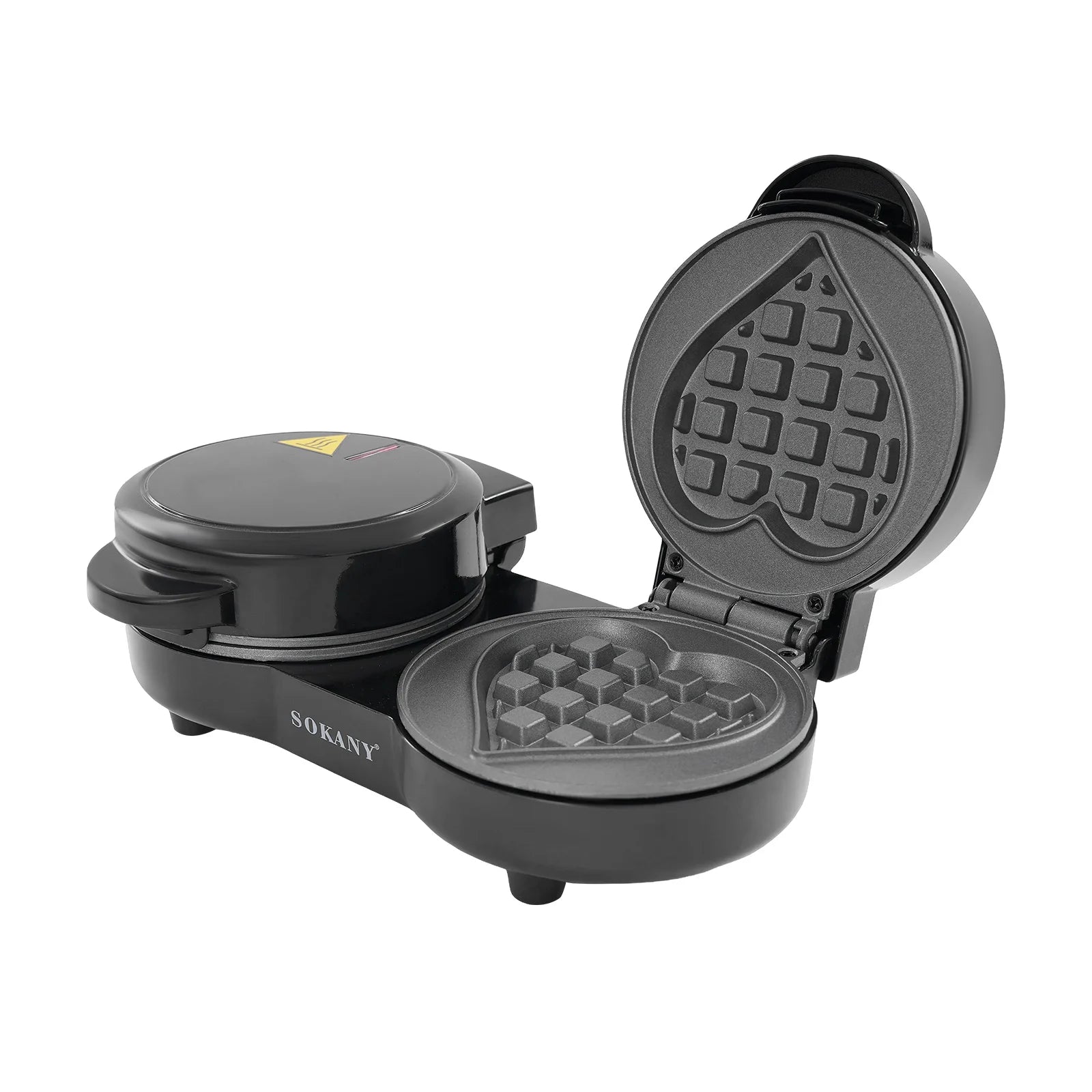 2-Slices Home Electric Waffle Maker| Non-stick Multi-function Breakfast Waffles Machine|Cooking Kitchen Appliances.