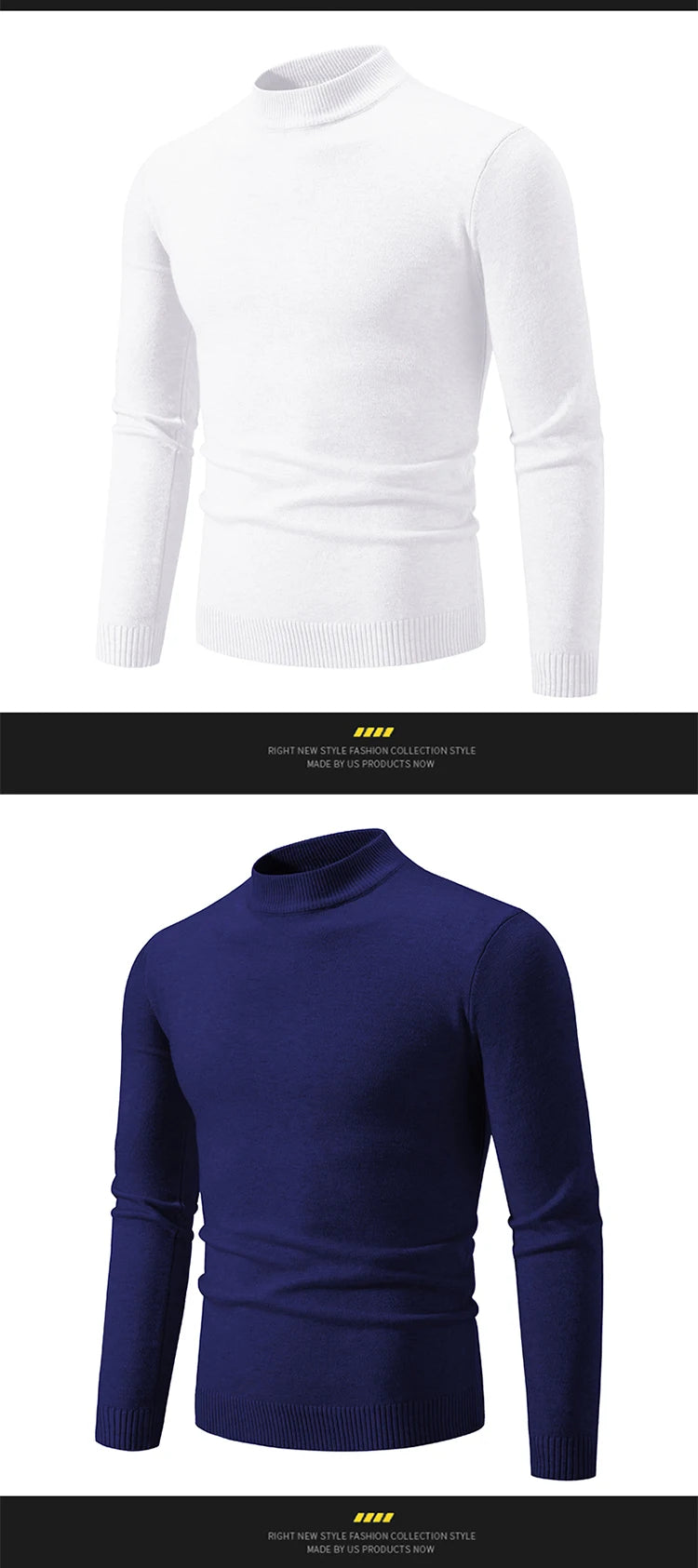 New Autumn Winter Designer Fashion Half Turtleneck Knitted Sweater High Quality Mens Casual Solid Color Warm Women Sweaters.