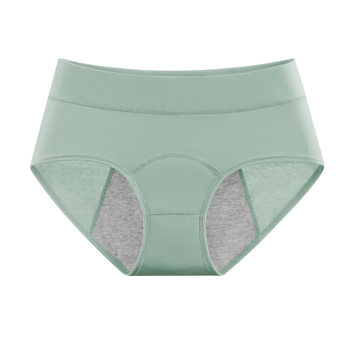 1pcs Cotton Women's Mid Waist Leak Proof Menstrual Panties Female Widen Period Physiological Briefs Lady Ventilate Comfort Panty.