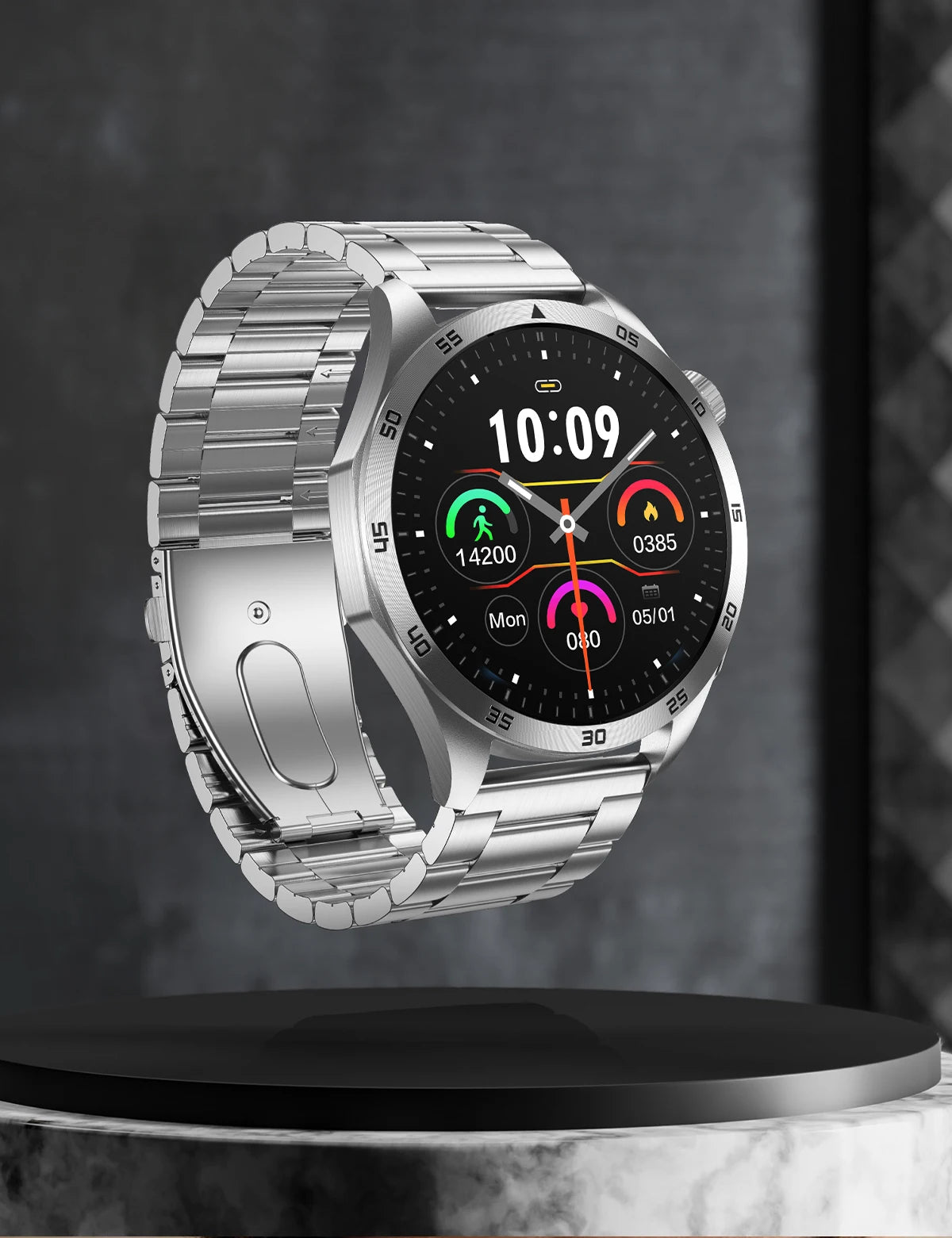 2025New Micro Physical Examination Blood Lipids Uric Acid Blood Pressure Smart Watch ECG+PPG Clock Bluetooth Call Smartwatch Men